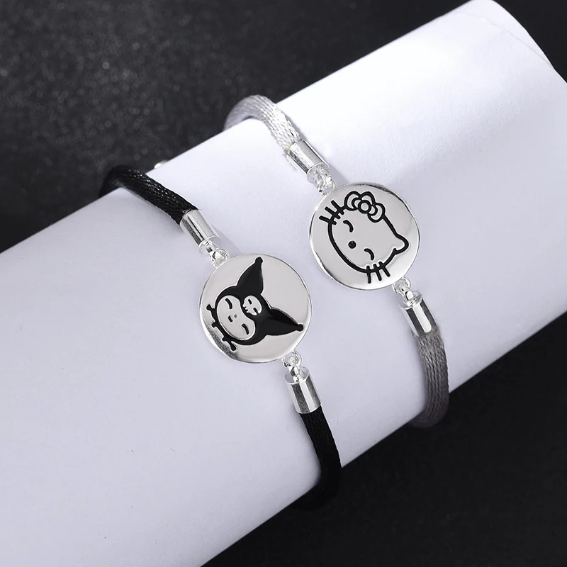 Kawaii Kuromi Couple Bracelet Men and Women Niche Design High-end Light Luxury New Original KT Cat Plush Bracelet Girl Toy Gifts
Kawaii Kuromi Couple Bracelet Men and Women Niche Design High-end Light Luxury New Original KT Cat Plush Bracelet Girl Toy Gifts