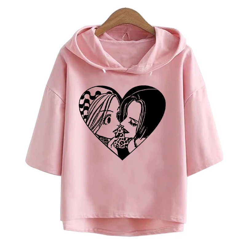 Women Fashion Cute Kawaii Print Tees Nana Osaki Merch Anime Summer Hooded Tshirts Tops Tees Harajuku Short Sleeve Tshirts Female
Women Fashion Cute Kawaii Print Tees Nana Osaki Merch Anime Summer Hooded Tshirts Tops Tees Harajuku Short Sleeve Tshirts Female