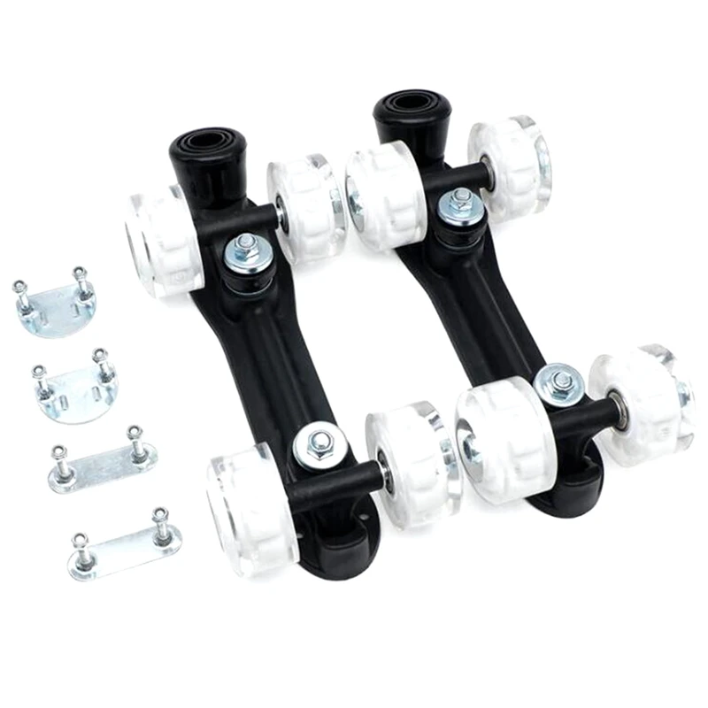 Four-Wheel Double Row Roller Skate Bracket Set,Multifunction Roller Skate Accessories With Luminous Wheel
Four-Wheel Double Row Roller Skate Bracket Set,Multifunction Roller Skate Accessories With Luminous Wheel