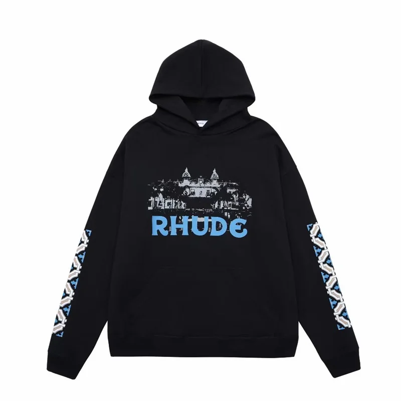 Luxury Brand high quality Black Hoodie Men Women 1:1 Best Quality Embroidered Terry Rhude Pullover
Luxury Brand high quality Black Hoodie Men Women 1:1 Best Quality Embroidered Terry Rhude Pullover