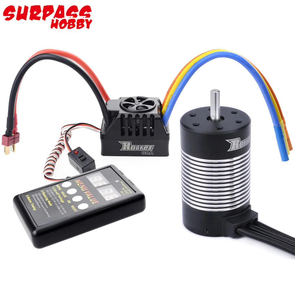 SURPASS HOBBY Rocket 3660 4-Pole 1200W Waterproof Brushless Motor 60A 80A 120A 2-6S 6V/3A BEC ESC For 1/10 1/12 WLtoys HSP Car
SURPASS HOBBY Rocket 3660 4-Pole 1200W Waterproof Brushless Motor 60A 80A 120A 2-6S 6V/3A BEC ESC For 1/10 1/12 WLtoys HSP Car