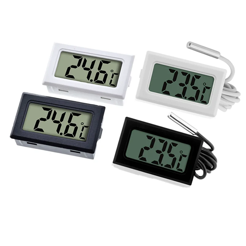 Mini Digital LCD Temperature Sensor Tester Humidity Meter Thermometer Hygrometer Gauge 1/2/3/5M Waterproof Probe for Indoor
Mini Digital LCD Temperature Sensor Tester Humidity Meter Thermometer Hygrometer Gauge 1/2/3/5M Waterproof Probe for Indoor