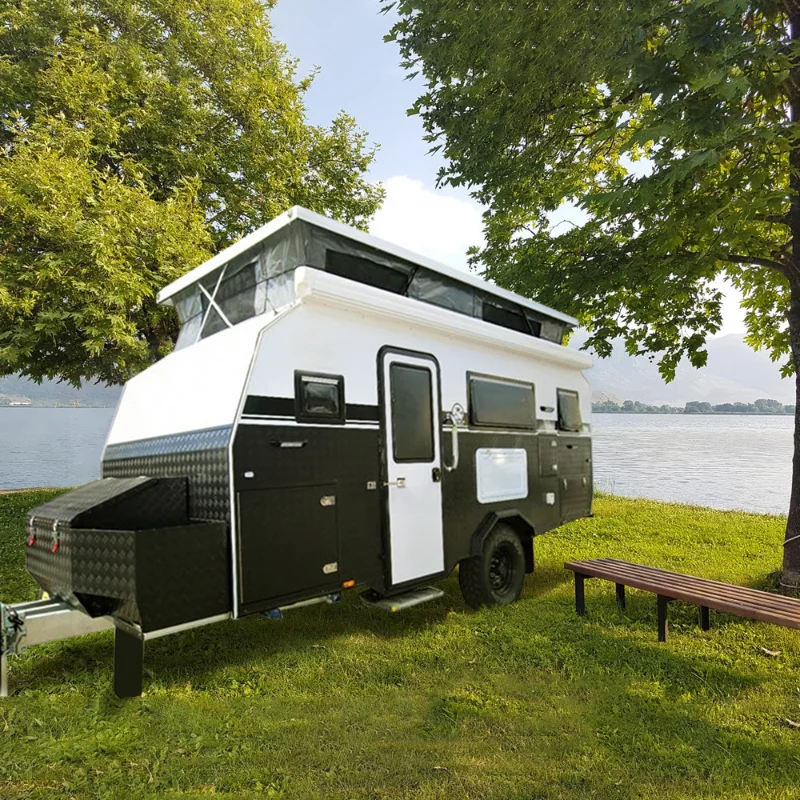 Off Road 15ft Caravans Travel Trailer with Pop Up Tent Composite RV Hybrid RV with Shower and Toilet Electric Motorhome
Off Road 15ft Caravans Travel Trailer with Pop Up Tent Composite RV Hybrid RV with Shower and Toilet Electric Motorhome