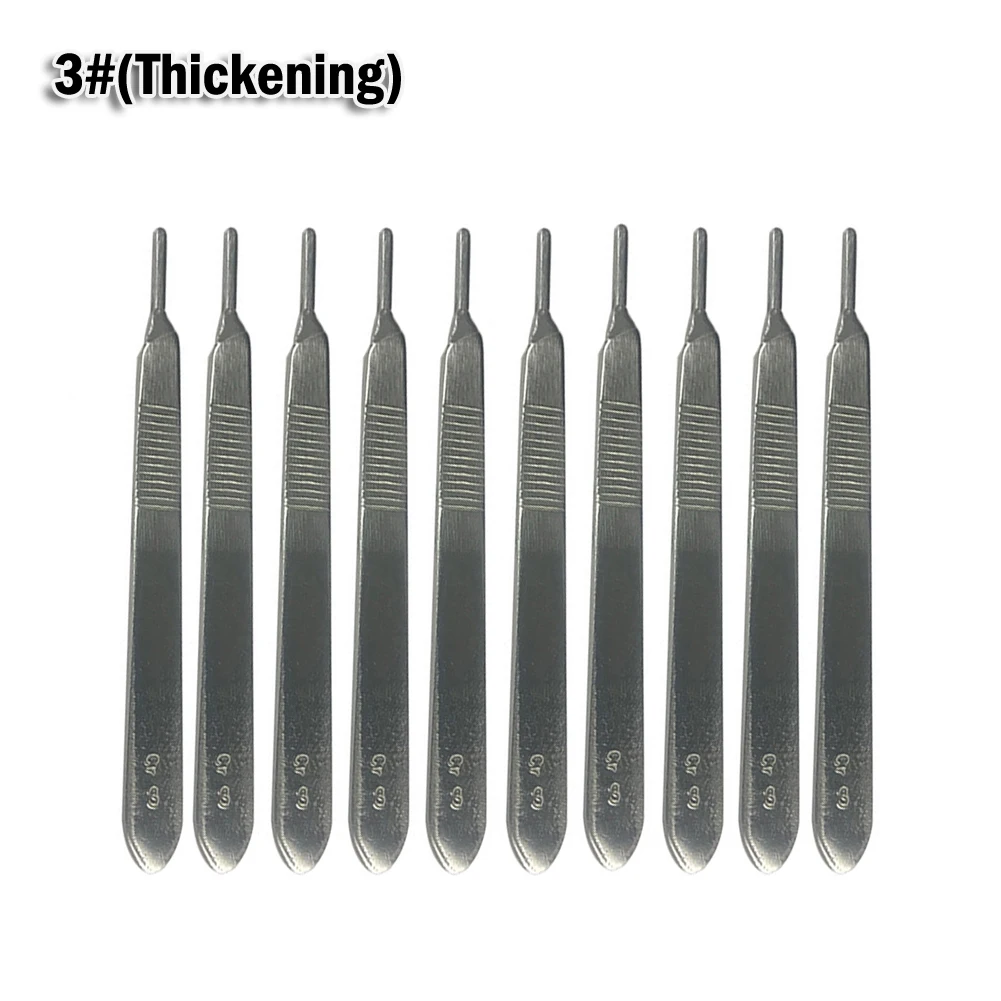 10Pcs 3# Carbon Steel Thicken Blade Handle 11# Blade Replacement 123mm 4.83Inch DIY Cutting Tool Carving Replacement Hand Tool
10Pcs 3# Carbon Steel Thicken Blade Handle 11# Blade Replacement 123mm 4.83Inch DIY Cutting Tool Carving Replacement Hand Tool