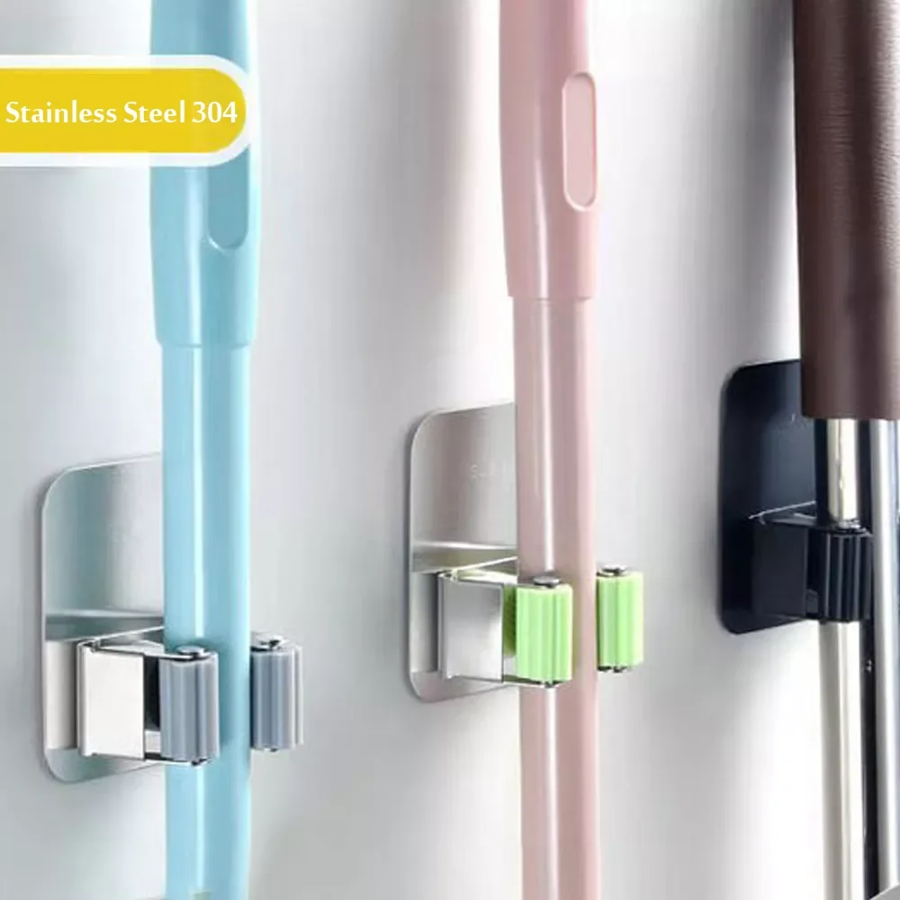 304 Stainless Steel Hooks Multi Wall Mounted Mop Organizer Holder RackBrush Broom Hanger Hook Kitchen bathroom Strong Hooks
304 Stainless Steel Hooks Multi Wall Mounted Mop Organizer Holder RackBrush Broom Hanger Hook Kitchen bathroom Strong Hooks