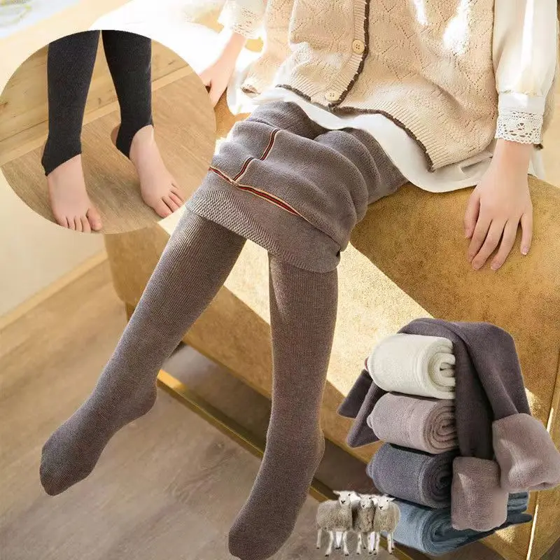 Winter Tights For Girls Warm Thicken Velvet Children Pantyhose Fleece Lining Trousers Cotton Girls Stripes Stockings Tights
Winter Tights For Girls Warm Thicken Velvet Children Pantyhose Fleece Lining Trousers Cotton Girls Stripes Stockings Tights