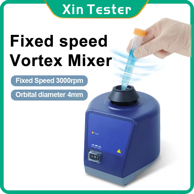 Xin Tester Electric Orbital Vortex Mixer Laboratory Fixed Speed 2500rpm Ink Test Tube Liquid Bottle Shaker MX-F
Xin Tester Electric Orbital Vortex Mixer Laboratory Fixed Speed 2500rpm Ink Test Tube Liquid Bottle Shaker MX-F