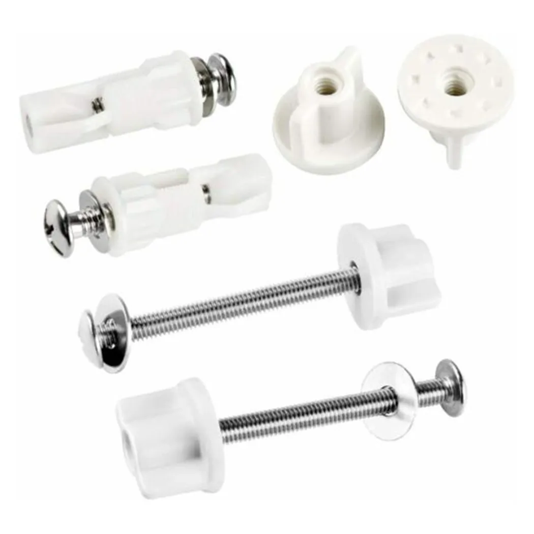 14PC/set Bathroom Toilet Seats Replacement Back Nuts Bottom Fixing Bolt 7.5cm Screw Washers Kit Black Expanding Rubber
14PC/set Bathroom Toilet Seats Replacement Back Nuts Bottom Fixing Bolt 7.5cm Screw Washers Kit Black Expanding Rubber