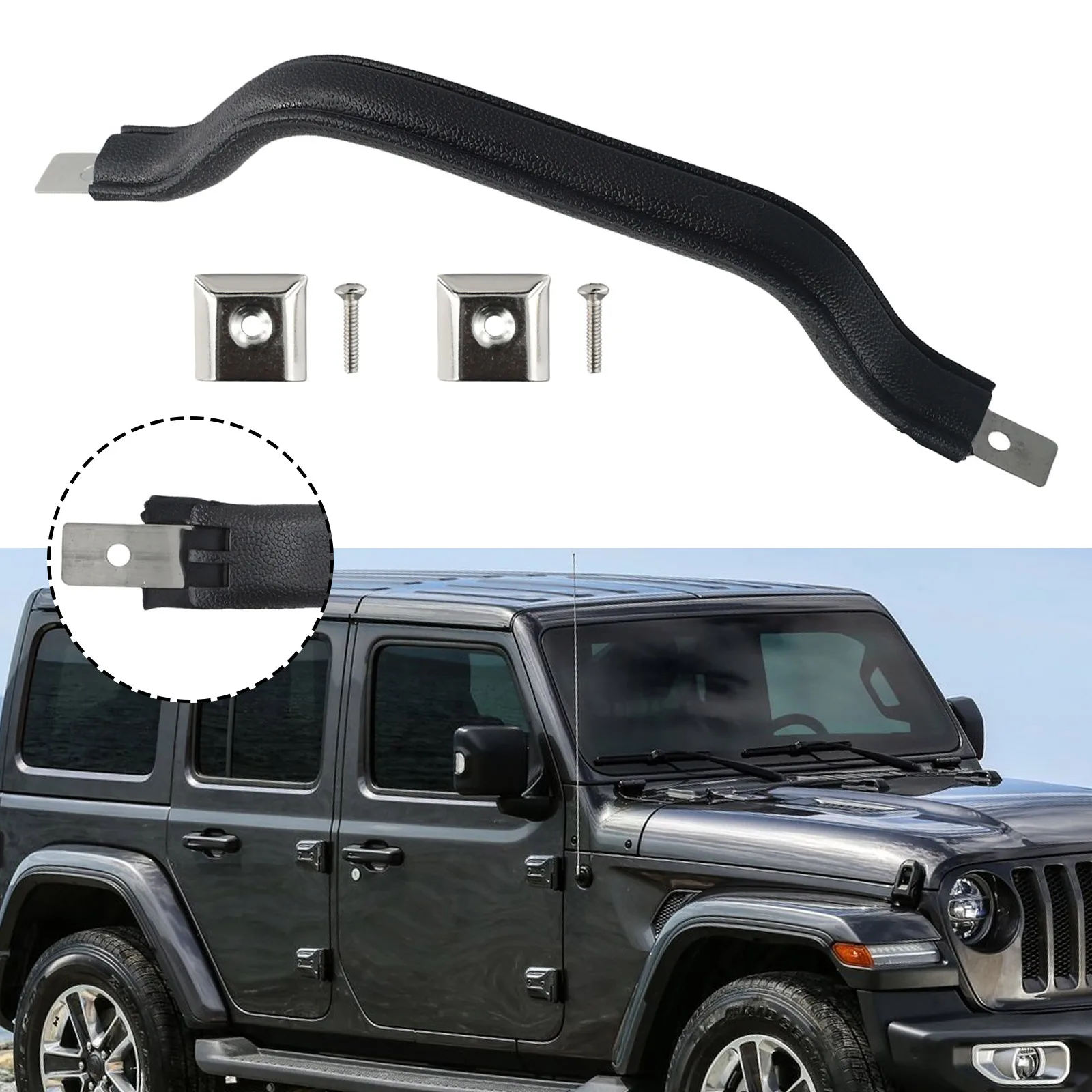 1pc Interior Door Handle Pull Strap Plastic Replacement For Jeep CJ5 CJ7 CJ8 For Wrangler YJ 55009801K Car Accessories
1pc Interior Door Handle Pull Strap Plastic Replacement For Jeep CJ5 CJ7 CJ8 For Wrangler YJ 55009801K Car Accessories