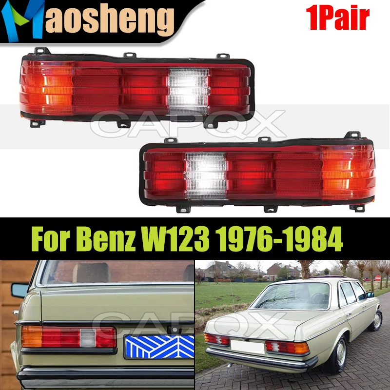 1 пара автомобильных задних фонарей для Mercedes Benz W123 1976-1984, задний стоп-сигнал, задний фонарь
1 пара автомобильных задних фонарей для Mercedes Benz W123 1976-1984, задний стоп-сигнал, задний фонарь