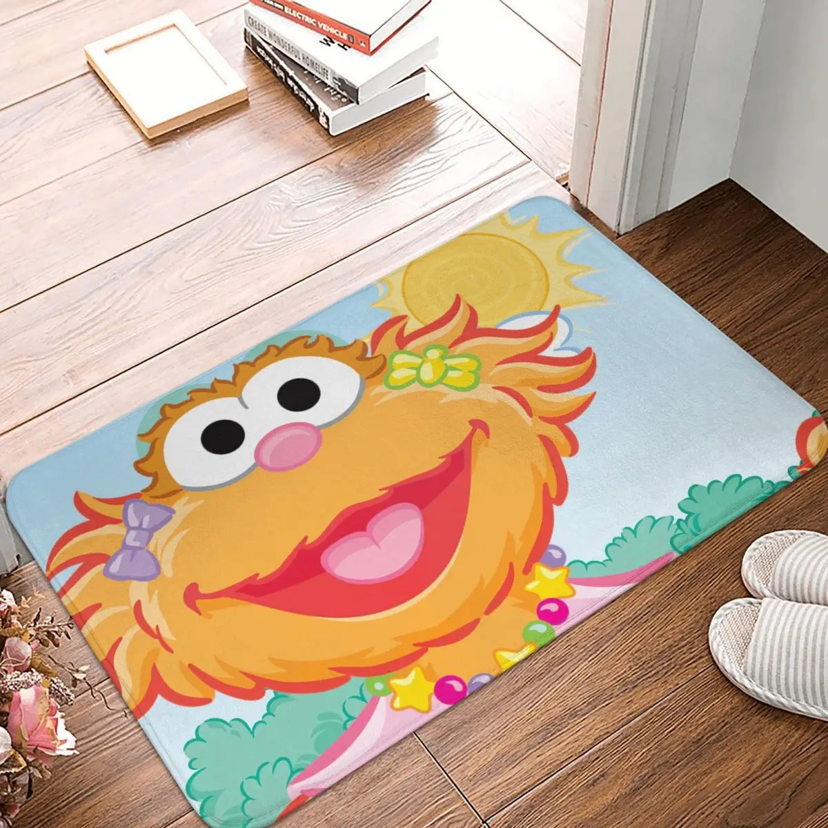 Противоскользящий коврик для входной двери Улица Сезам, коврик для ванной Zoe, домашний декор
Противоскользящий коврик для входной двери Улица Сезам, коврик для ванной Zoe, домашний декор