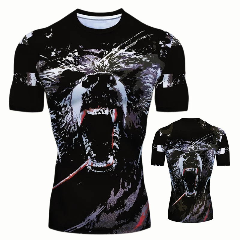 Fashion Sublimation Printed Rashguard Breathable Fitness Short sleeve Muscle Running Boxing Shirt
Fashion Sublimation Printed Rashguard Breathable Fitness Short sleeve Muscle Running Boxing Shirt