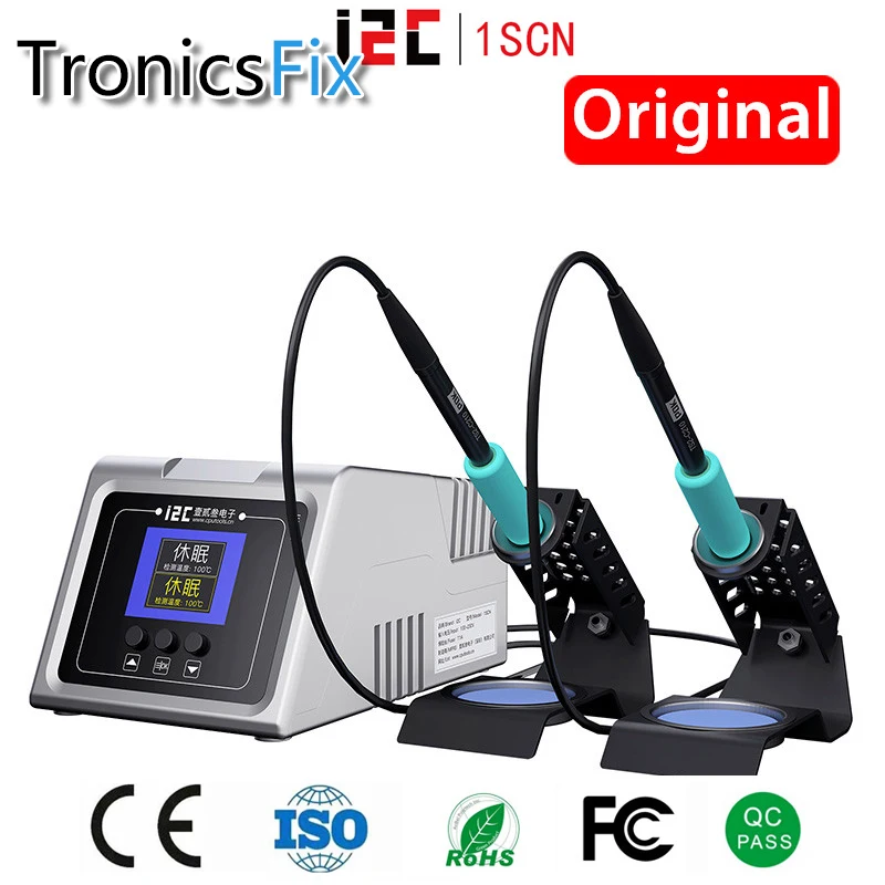 i2C 1SCN Dual Precision Soldering Station Welding Workstation Supports C210 C115 Soldering Iron Tips Rapid Heating tools
i2C 1SCN Dual Precision Soldering Station Welding Workstation Supports C210 C115 Soldering Iron Tips Rapid Heating tools