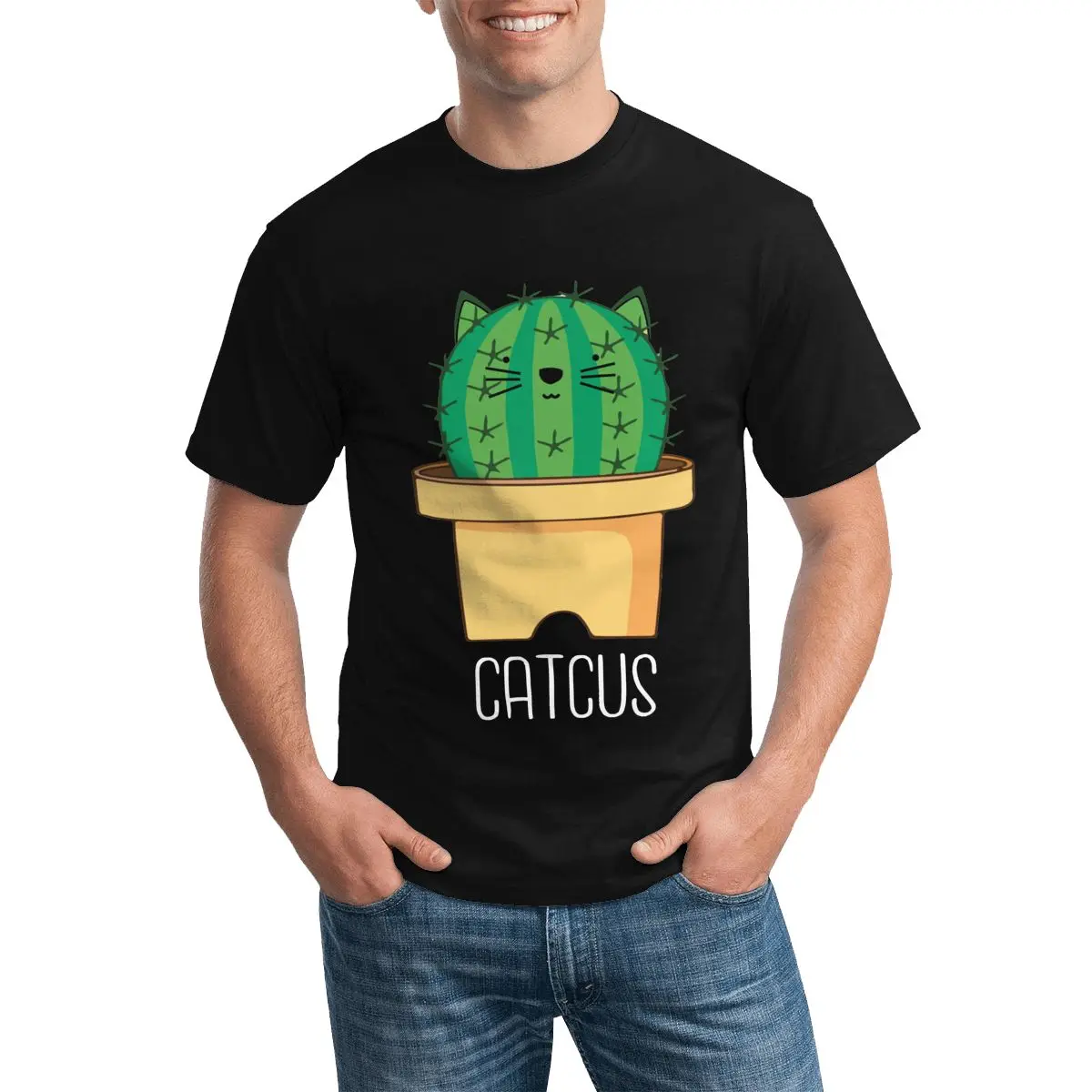 CATCUS Cactus Pun T-Shirts Plant Cool O Neck Tshirt Essential Men Summer Top
CATCUS Cactus Pun T-Shirts Plant Cool O Neck Tshirt Essential Men Summer Top