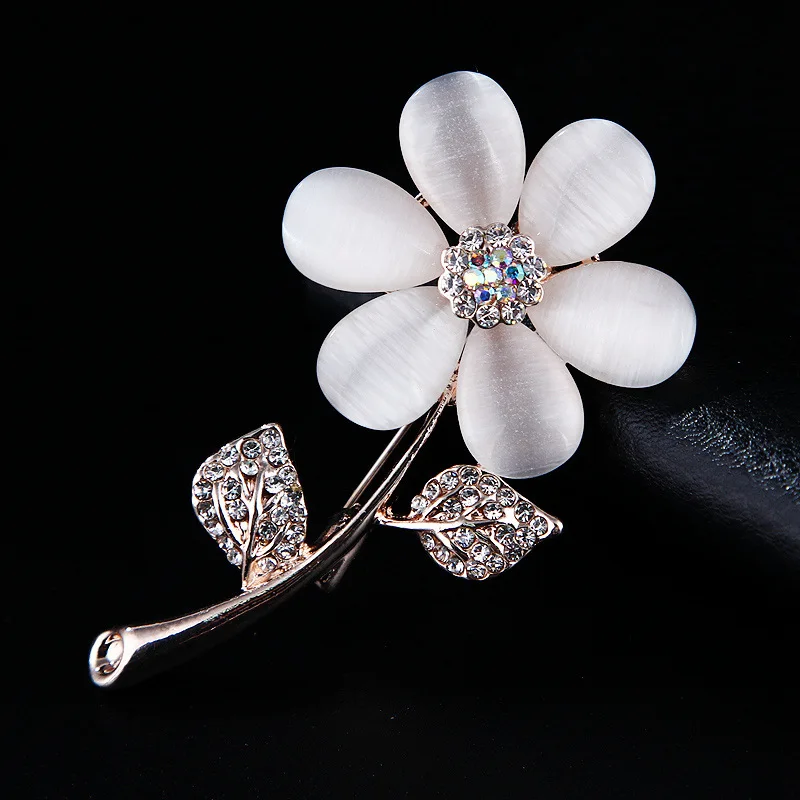 TULX Fashion Opal Stone Flower Brooch Pin Garment Accessories Birthday Gift Brooches for Women Rhinestone Brooch Pin
TULX Fashion Opal Stone Flower Brooch Pin Garment Accessories Birthday Gift Brooches for Women Rhinestone Brooch Pin