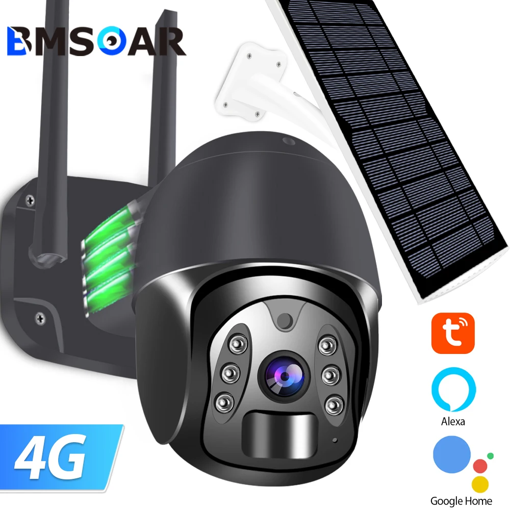 4G SIM Card IP Camera 1080P Tuya Outdoor WiFi Wireless Camera Built-in Battery 8W Solar Security PTZ Cam Work With Alexa Google
4G SIM Card IP Camera 1080P Tuya Outdoor WiFi Wireless Camera Built-in Battery 8W Solar Security PTZ Cam Work With Alexa Google