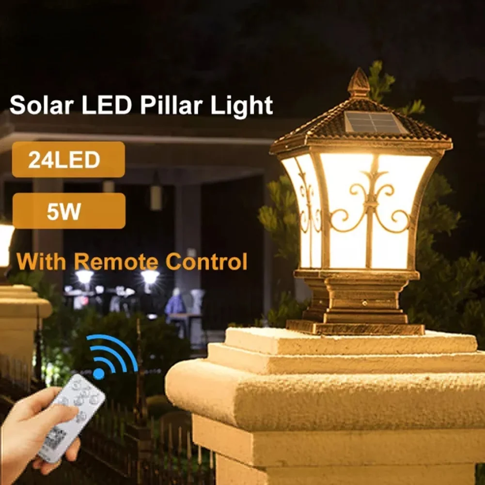 Decoration Solar LED Pillar Light Fence Outdoor Garden Square Post Remote Control Lamp Solar Light Garden Decoration
Decoration Solar LED Pillar Light Fence Outdoor Garden Square Post Remote Control Lamp Solar Light Garden Decoration