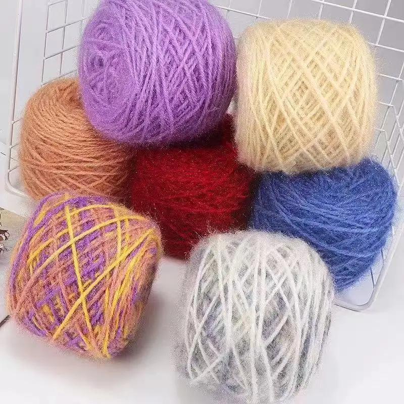 150g/Ball Multicolor Wool Yarn Polyester Blended Yarn for Knitting and Crochet Soft Warm Threads for Knitting Sweater Scarf Hat
150g/Ball Multicolor Wool Yarn Polyester Blended Yarn for Knitting and Crochet Soft Warm Threads for Knitting Sweater Scarf Hat