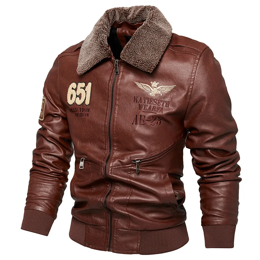Mens Fashion Embroidered PU Leather Coat Winter Lapel Detachable Fur Collar Warm Artificial Leather Jacket Biker Jacket Men
Mens Fashion Embroidered PU Leather Coat Winter Lapel Detachable Fur Collar Warm Artificial Leather Jacket Biker Jacket Men