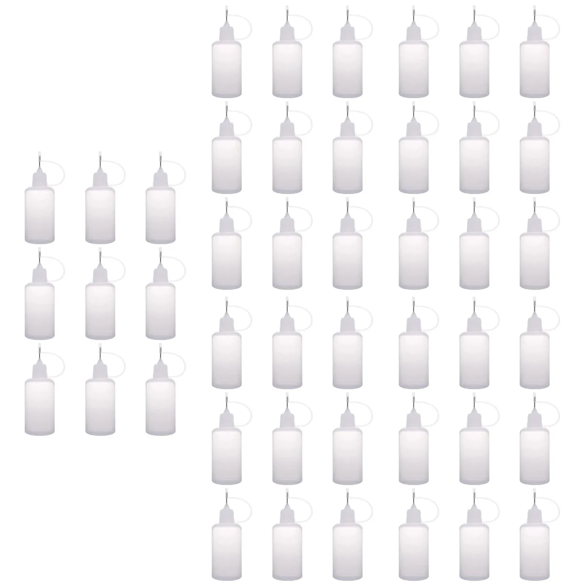 45 Pcs Plastic Translucent Bottle Plastic Needle Bottles Dropper Liquid Containers
45 Pcs Plastic Translucent Bottle Plastic Needle Bottles Dropper Liquid Containers