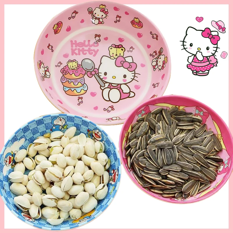 Hello Kitty Plate Kawaii Anime Doraemon Saucer Tableware Round Plate Cartoon Candy Snacks Tray Bowl Tableware Accessories Gift
Hello Kitty Plate Kawaii Anime Doraemon Saucer Tableware Round Plate Cartoon Candy Snacks Tray Bowl Tableware Accessories Gift