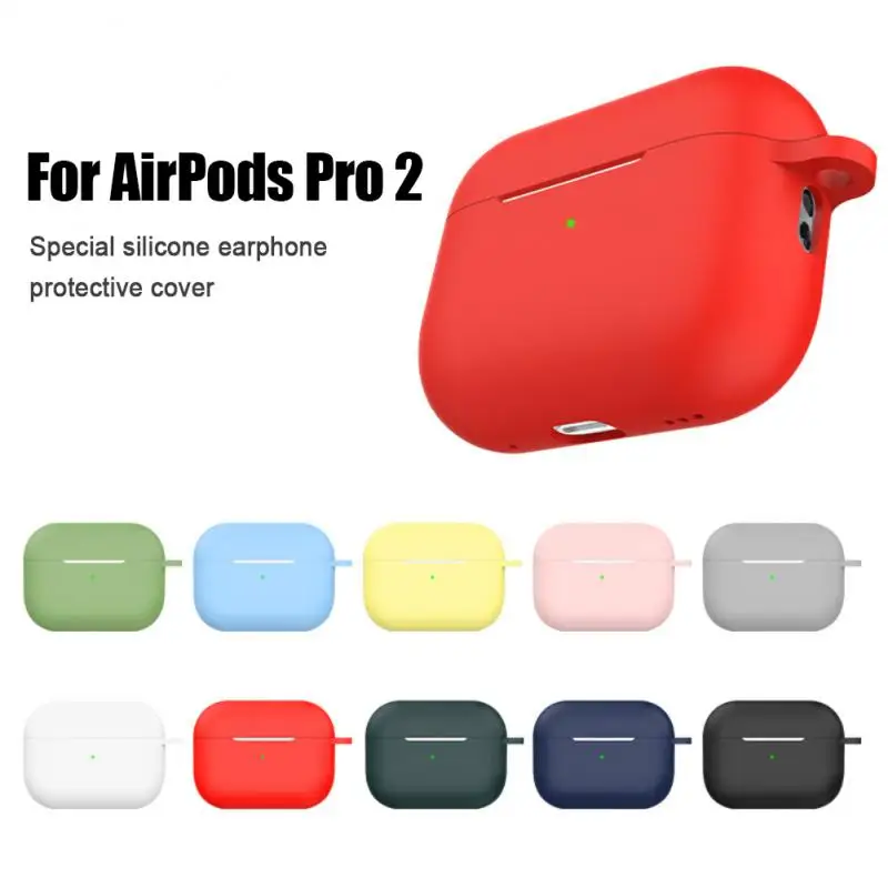 Silicone Earphone Cases For Airpods Pro 2 Anti-drop Housing Wireless Earphone Protective Box For With Hook Headphone Accessories
Silicone Earphone Cases For Airpods Pro 2 Anti-drop Housing Wireless Earphone Protective Box For With Hook Headphone Accessories