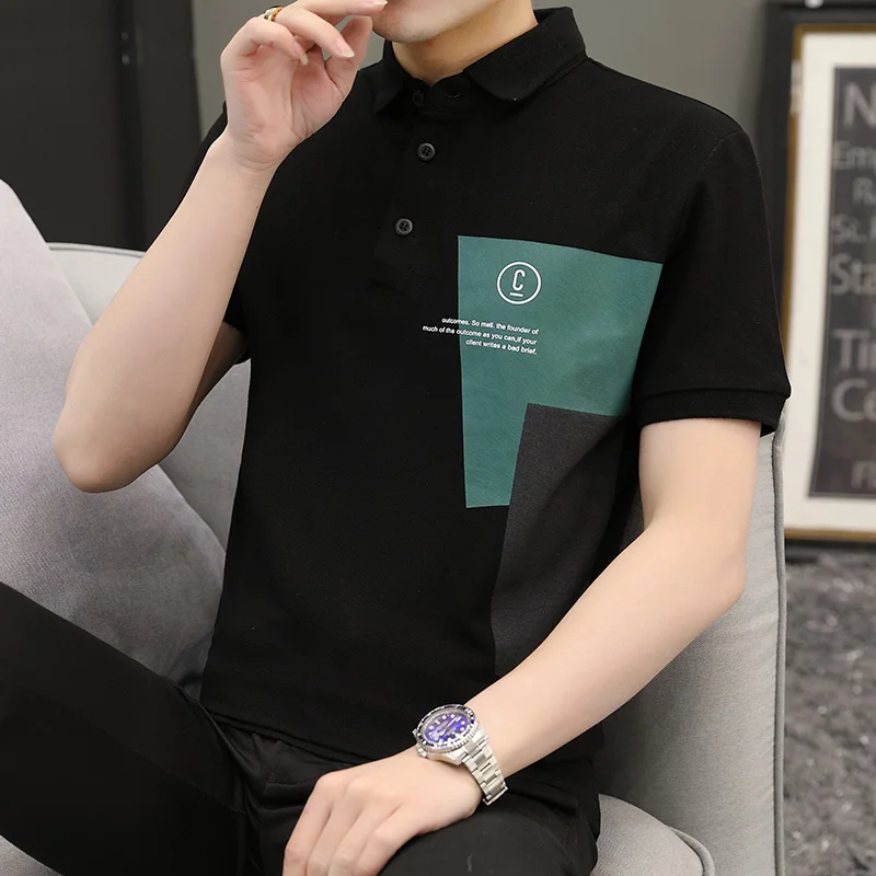 Мужская рубашка-поло с коротким рукавом, новая одежда с принтом, летняя уличная одежда, повседневные Модные мужские топы
Мужская рубашка-поло с коротким рукавом, новая одежда с принтом, летняя уличная одежда, повседневные Модные мужские топы