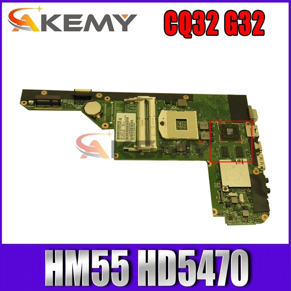 Akemy 615842-001 For HP CQ32 G32 Series Laptop Motherboard HM55 DDR3 HD 5470 6050A2314301-MB-A03
Akemy 615842-001 For HP CQ32 G32 Series Laptop Motherboard HM55 DDR3 HD 5470 6050A2314301-MB-A03