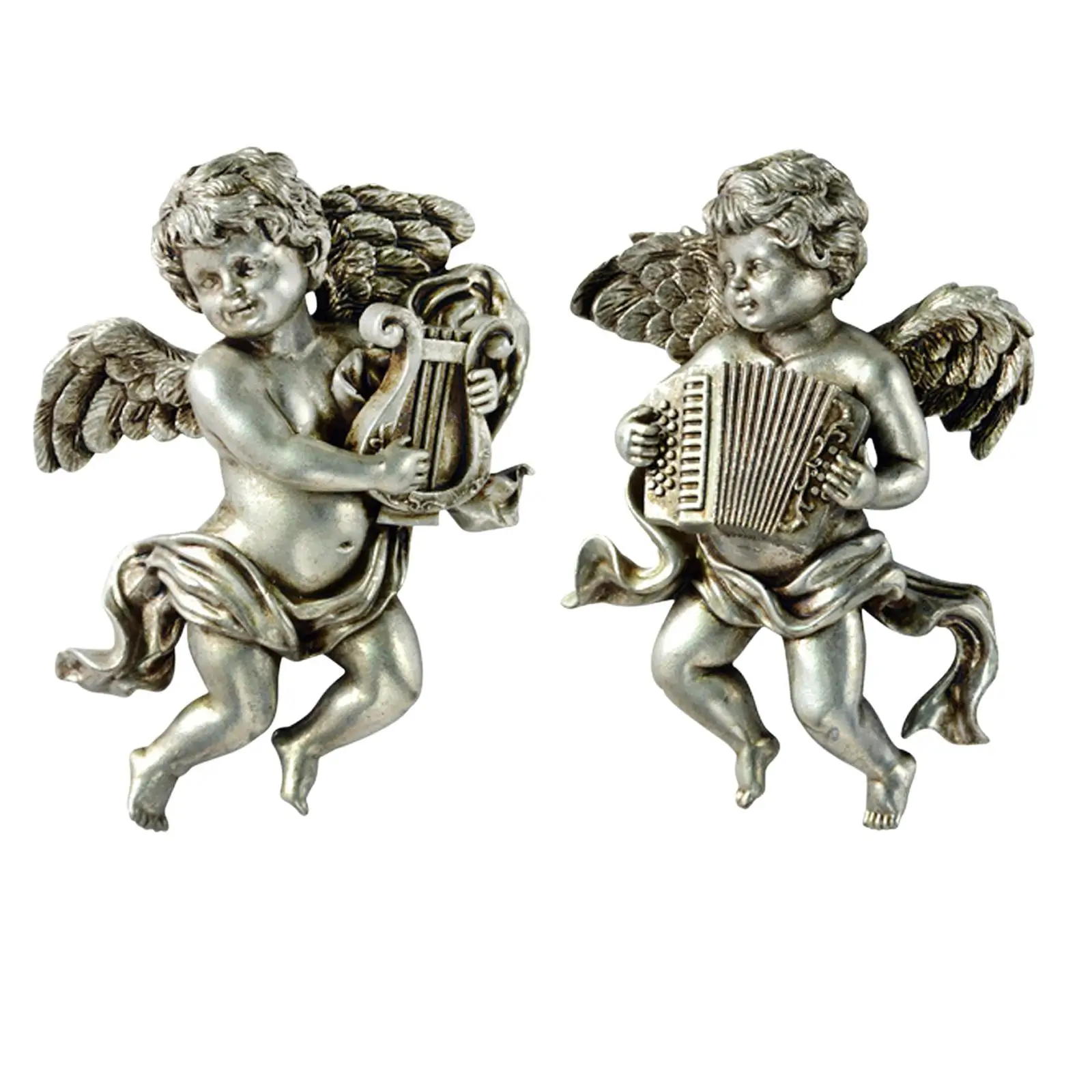 Angel Wall Sculpture Decorative Figurine Hanging Ornament Versatile Cherub Statue for Sitting Room Anniversary Cafe Home Decor
Angel Wall Sculpture Decorative Figurine Hanging Ornament Versatile Cherub Statue for Sitting Room Anniversary Cafe Home Decor
