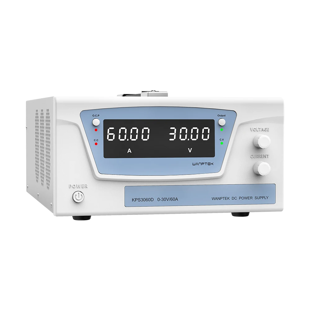 KPS3060D высокомощный импульсный источник питания 30 В/60 А использует Pwm-модуляцию, которая обладает высокой эффективностью и энергосбережением
KPS3060D высокомощный импульсный источник питания 30 В/60 А использует Pwm-модуляцию, которая обладает высокой эффективностью и энергосбережением