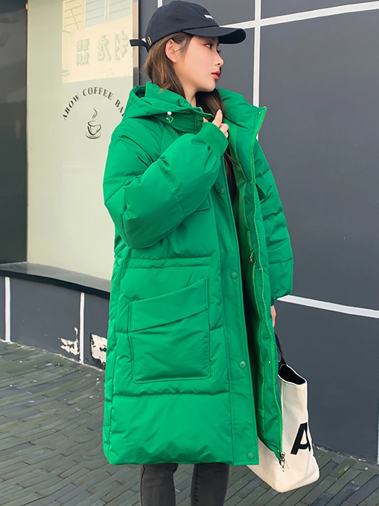 2022 Hot Sale Winter jacket Women 7 Solid Color Female Thicken Oversize Loose Korean Style Coat Long Parka
2022 Hot Sale Winter jacket Women 7 Solid Color Female Thicken Oversize Loose Korean Style Coat Long Parka