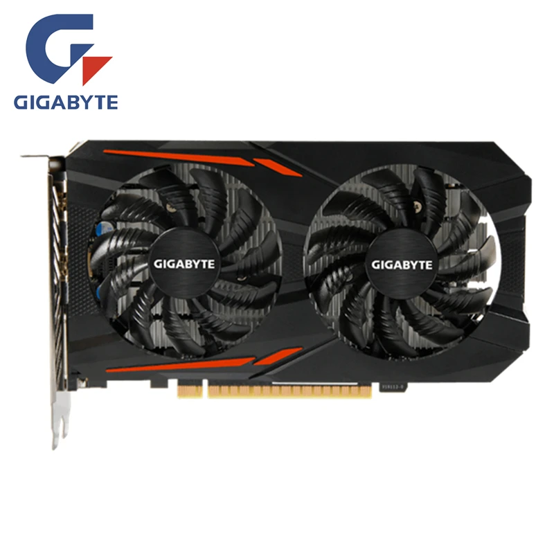 

Видеокарта GIGABYTE GPU GTX 1050Ti 4 Гб, 128 бит, графические карты GTX1050Ti для nVIDIA Geforce GTX1050 Hdmi Dvi VGA карты, PCI 3,0