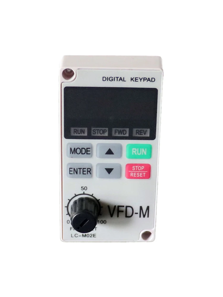 VFD-M LC-MO2E Delta Inverter Panel Display Controller Operation Universal Keys
VFD-M LC-MO2E Delta Inverter Panel Display Controller Operation Universal Keys