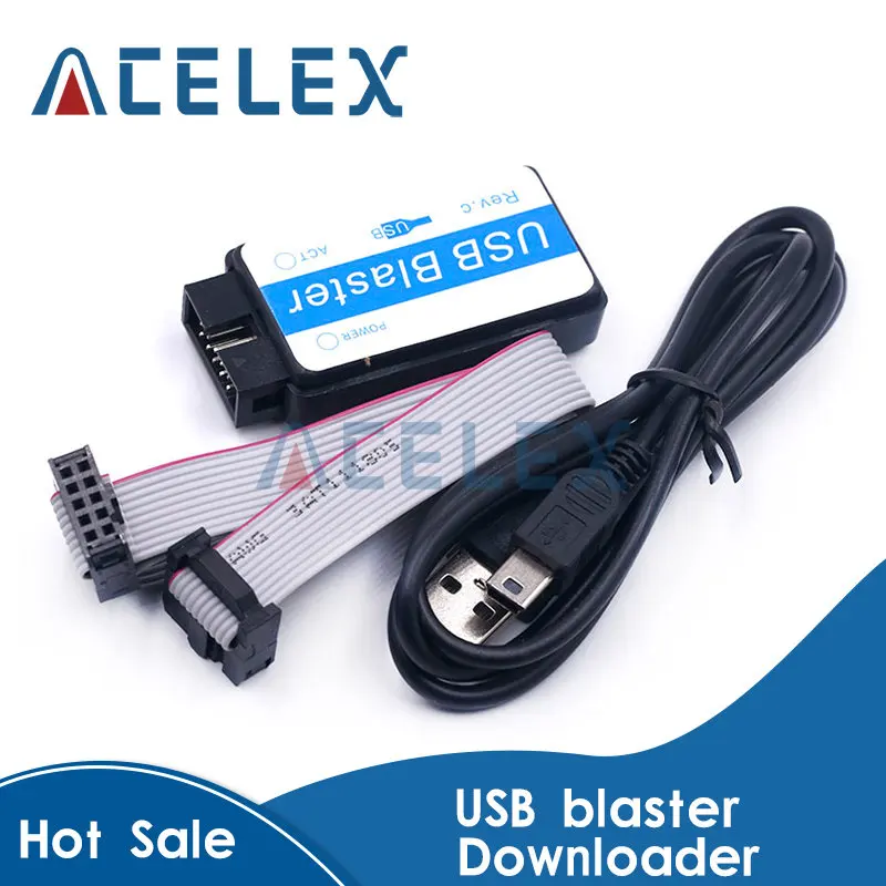 USB Blaster Mini USB Cable 10-Pin JTAG Connection Cable for CPLD FPGA NIOS JTAG Programmer Support All For ATLERA Device
USB Blaster Mini USB Cable 10-Pin JTAG Connection Cable for CPLD FPGA NIOS JTAG Programmer Support All For ATLERA Device
