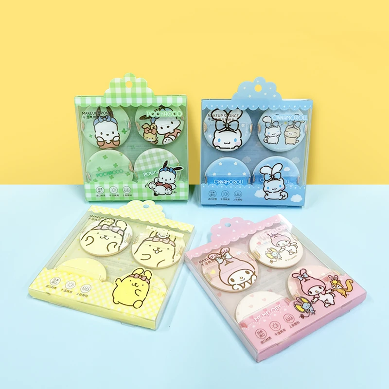 4 шт. кавайная Sanrio Cinnamoroll My Melody помпон Пурины воздушная подушка портативная мягкая пуховка Сухой Влажной двойной девочки подарок на день рождения
4 шт. кавайная Sanrio Cinnamoroll My Melody помпон Пурины воздушная подушка портативная мягкая пуховка Сухой Влажной двойной девочки подарок на день рождения