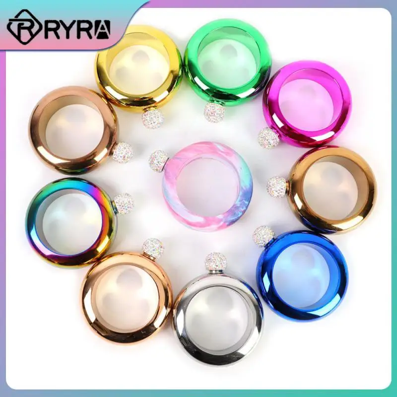 3.5oz/100ml Creative Bangle Bracelet Hip Flask Stainless Steel Alcohol Whiskey Vodka Flagon Portable Chic Drinkware Tools Gifts
3.5oz/100ml Creative Bangle Bracelet Hip Flask Stainless Steel Alcohol Whiskey Vodka Flagon Portable Chic Drinkware Tools Gifts