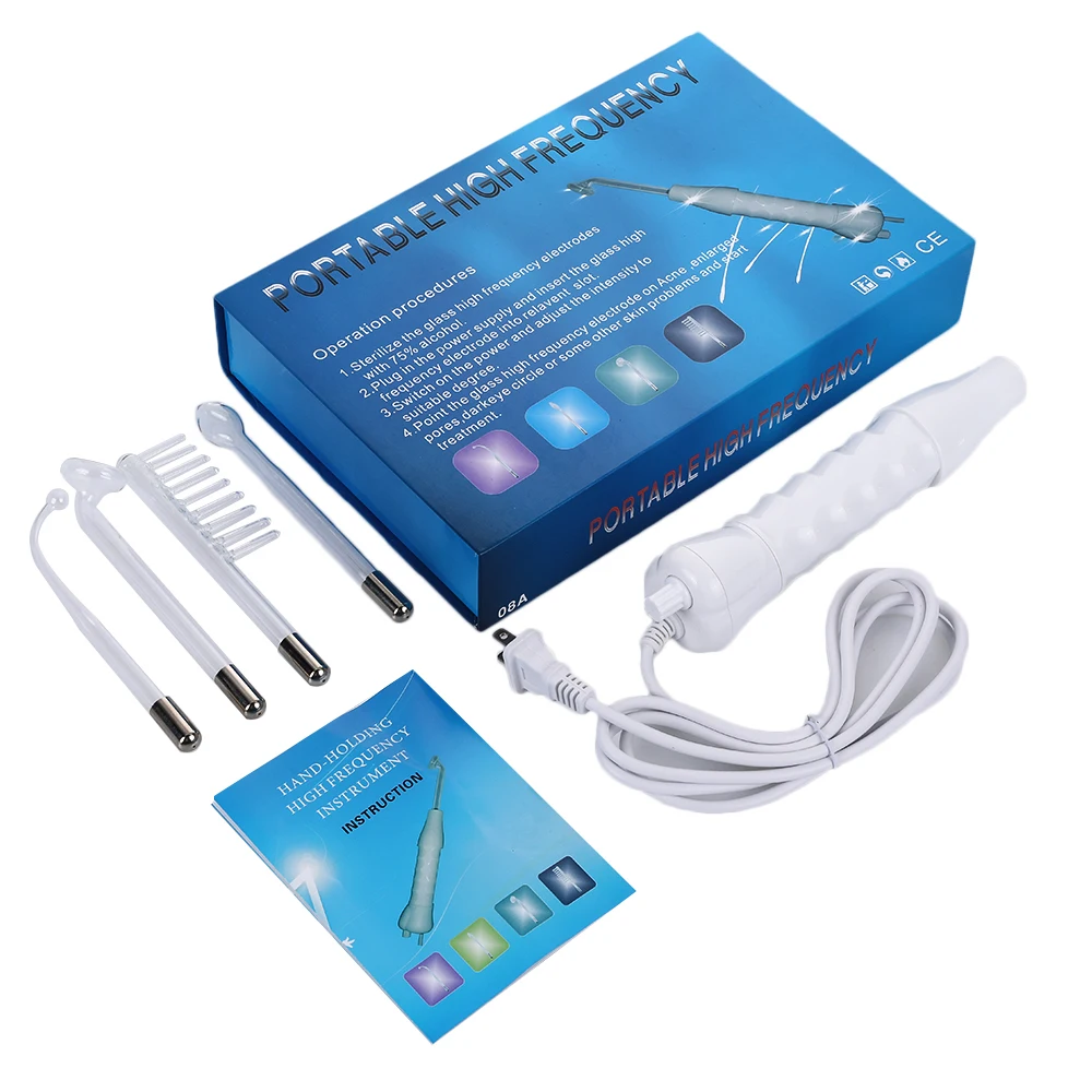 4in1 Hochfrequenz Elektrode Stab w/Neon Elektro Glas Rohr Akne Spot Remover Home Spa Schönheit Gerät Gesichts Therapie zaubersta
4in1 Hochfrequenz Elektrode Stab w/Neon Elektro Glas Rohr Akne Spot Remover Home Spa Schönheit Gerät Gesichts Therapie zaubersta