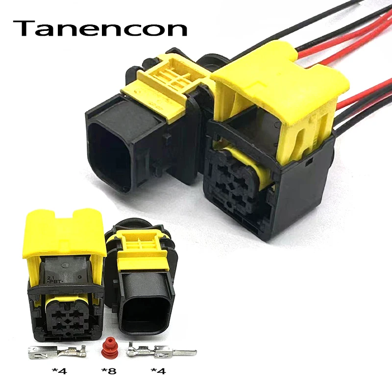 1 Set 4 Pin New Energy Car Connector Plug Car Nitrogen and Oxygen Sensor Controller Plug 1-1418390-1 for Cummins Engine
1 Set 4 Pin New Energy Car Connector Plug Car Nitrogen and Oxygen Sensor Controller Plug 1-1418390-1 for Cummins Engine