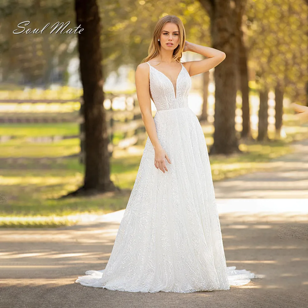 Sexy Luxury A Line 2022 Wedding Dress for Women Sweetheart Bride Dress Lace Appliques Backless Bridal Gown Robe De Mariee
Sexy Luxury A Line 2022 Wedding Dress for Women Sweetheart Bride Dress Lace Appliques Backless Bridal Gown Robe De Mariee