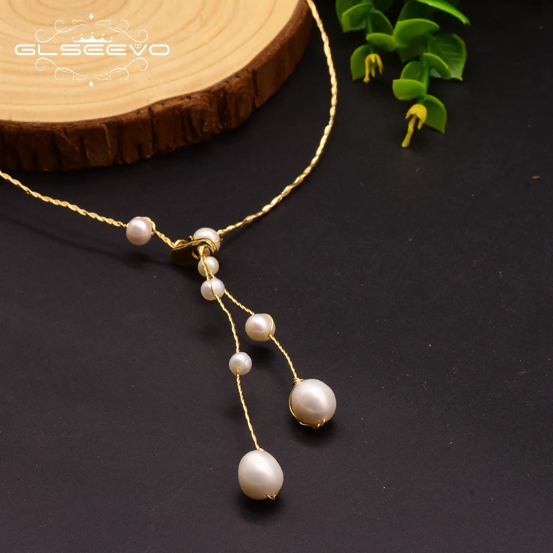 GLSEEVO Natural Fresh Water Pearl Necklace For Women Wedding Birthday Gift Twist Necklace Jewelry Collares De Moda 2019 GN0122
GLSEEVO Natural Fresh Water Pearl Necklace For Women Wedding Birthday Gift Twist Necklace Jewelry Collares De Moda 2019 GN0122