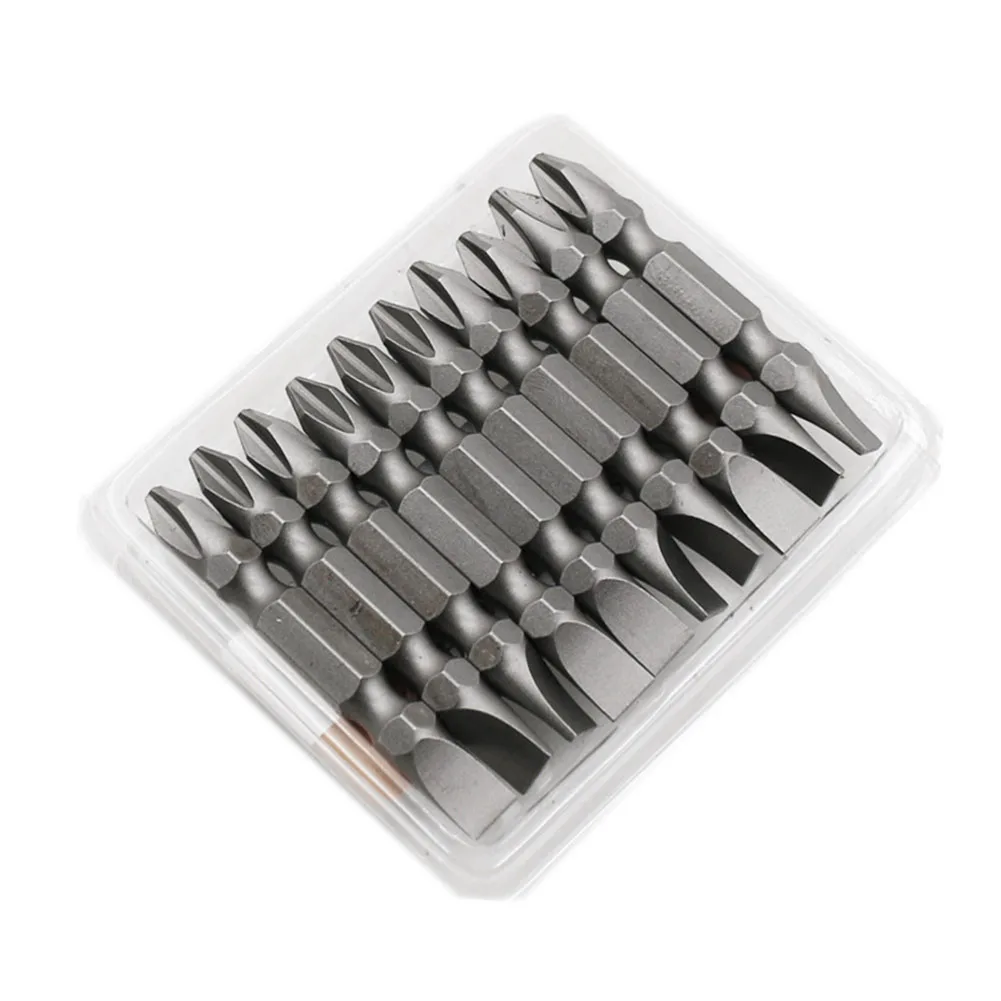 10Pcs Magnetic Screwdriver Bits For Electric Screwdriver Bits 50-200mm Cross Slotted PH2 Screwdriver Drill Bit Alloy Steel
10Pcs Magnetic Screwdriver Bits For Electric Screwdriver Bits 50-200mm Cross Slotted PH2 Screwdriver Drill Bit Alloy Steel