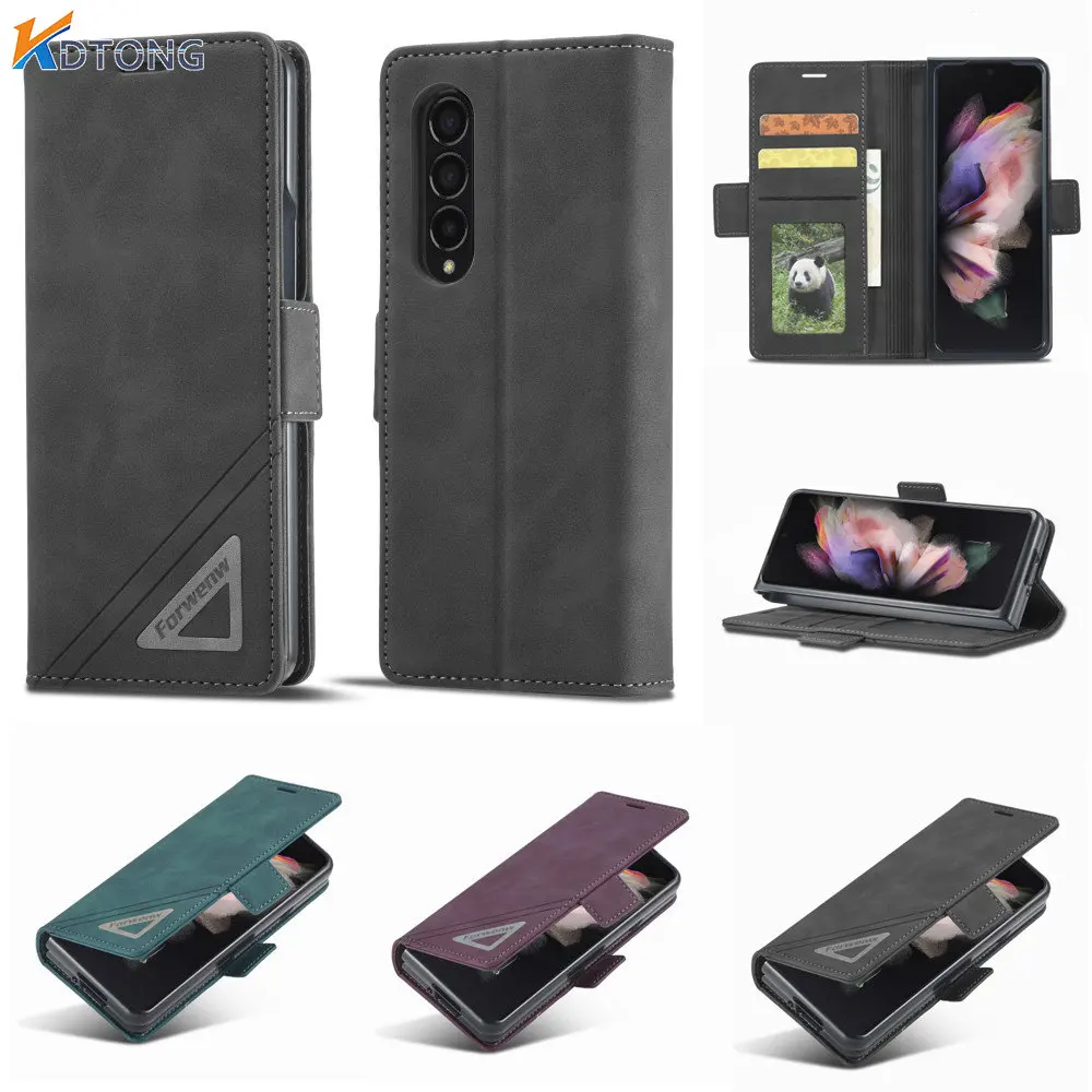 Luxury Leather Protect Flip Phone Bags for Galaxy Z Fold 4 3 5G Wallet Card Holder Cover SM-F9630 SM-F9260 Shockproof Stand Case
Luxury Leather Protect Flip Phone Bags for Galaxy Z Fold 4 3 5G Wallet Card Holder Cover SM-F9630 SM-F9260 Shockproof Stand Case