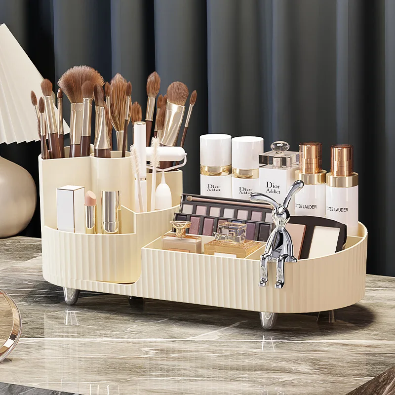 Cosmetics Storage Box Rotating Pen Holder Vanity Table Desktop Makeup Brush Organizer Lipstick Eyeshadow Powder Puff Shelf
Cosmetics Storage Box Rotating Pen Holder Vanity Table Desktop Makeup Brush Organizer Lipstick Eyeshadow Powder Puff Shelf