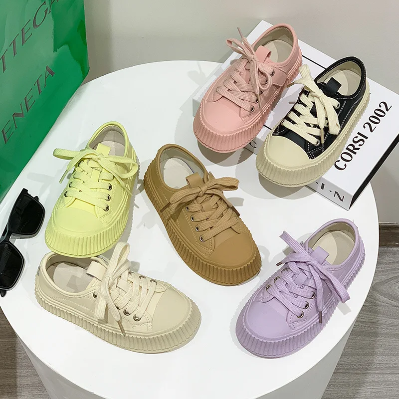Candy Color Kids Canvas Shoes for Girls Boys Chunky Trainers Fashion 2023 Autumn Thick-sole Leather Shoes Child Casual Shoes
Candy Color Kids Canvas Shoes for Girls Boys Chunky Trainers Fashion 2023 Autumn Thick-sole Leather Shoes Child Casual Shoes