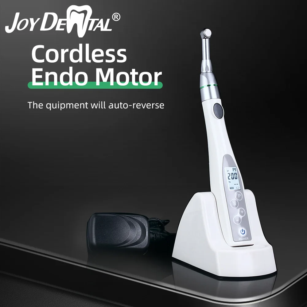 JOY DENTAL Dental Cordless Endo Motor LED Screen Auto-reverse Mode Two Styles Shipped Randomly
JOY DENTAL Dental Cordless Endo Motor LED Screen Auto-reverse Mode Two Styles Shipped Randomly