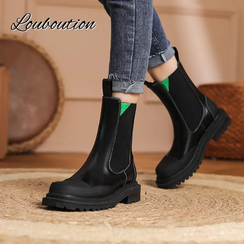 New Winter Women Ankle Boots Sewing Slip-On Round Med Heels Leisure Females Boots Fashion Solid Casual Sewing Ladies Shoes
New Winter Women Ankle Boots Sewing Slip-On Round Med Heels Leisure Females Boots Fashion Solid Casual Sewing Ladies Shoes