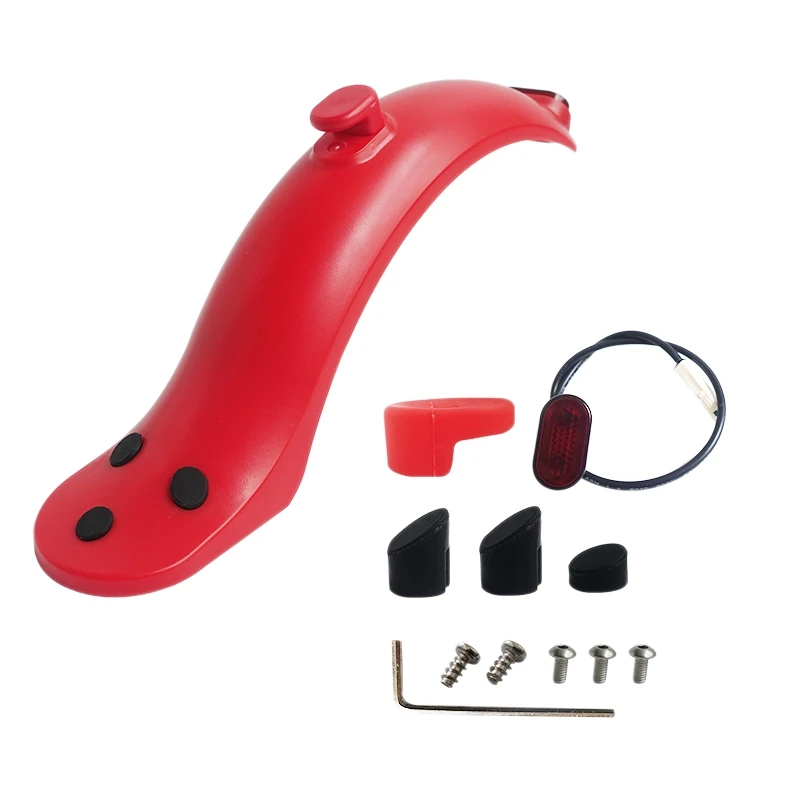 Scooter Rear Mudguard Taillight Fender Set for Xiaomi M365/1S/PRO Electric Scooter Accessories(Red)
Scooter Rear Mudguard Taillight Fender Set for Xiaomi M365/1S/PRO Electric Scooter Accessories(Red)