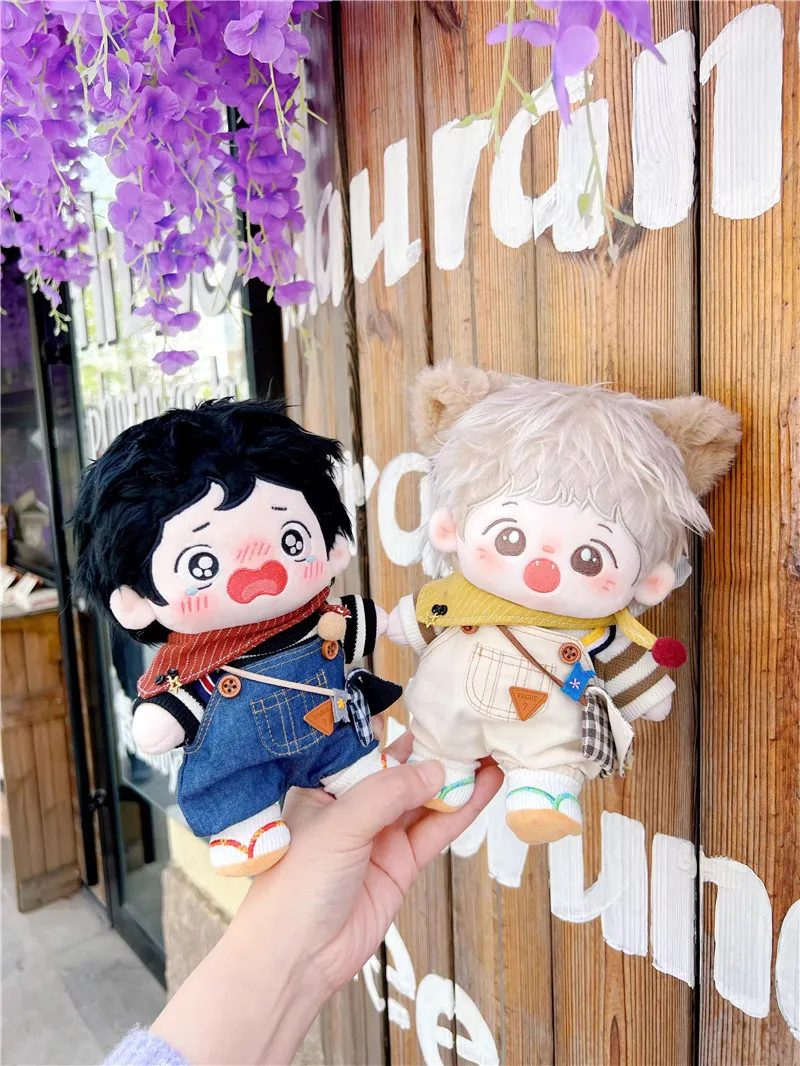 Denim Strap Pants 20cm Dolls Outfit for 20cm Plush Korea Kpop EXO Doll's Cute Little Mouse Bag for 20cm Star Dolls DIY Stuffed
Denim Strap Pants 20cm Dolls Outfit for 20cm Plush Korea Kpop EXO Doll's Cute Little Mouse Bag for 20cm Star Dolls DIY Stuffed