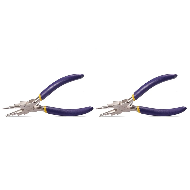 2 Pcs Diy Nickel Iron Pliers Carbon Steel Round Nose Pliers Hand Tools Jewelry Accessories Production Six-Section Pliers
2 Pcs Diy Nickel Iron Pliers Carbon Steel Round Nose Pliers Hand Tools Jewelry Accessories Production Six-Section Pliers