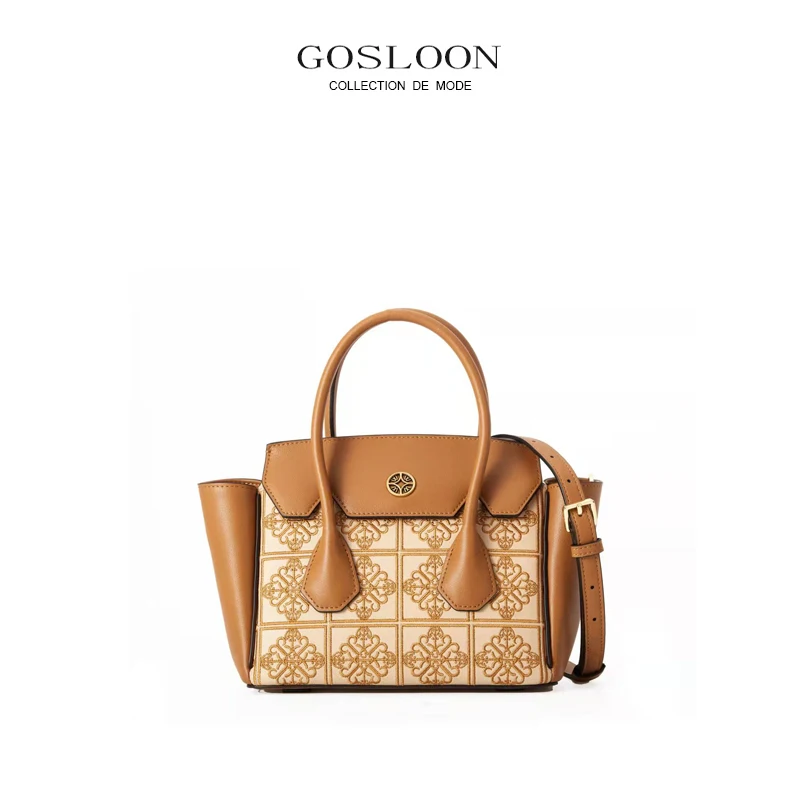 GOSLOON-S5 New Embroidered Bucket Bag Crossbody Underarm Bag Leather Women's Versatile Shoulder Handbag Original Luxury Brand
GOSLOON-S5 New Embroidered Bucket Bag Crossbody Underarm Bag Leather Women's Versatile Shoulder Handbag Original Luxury Brand